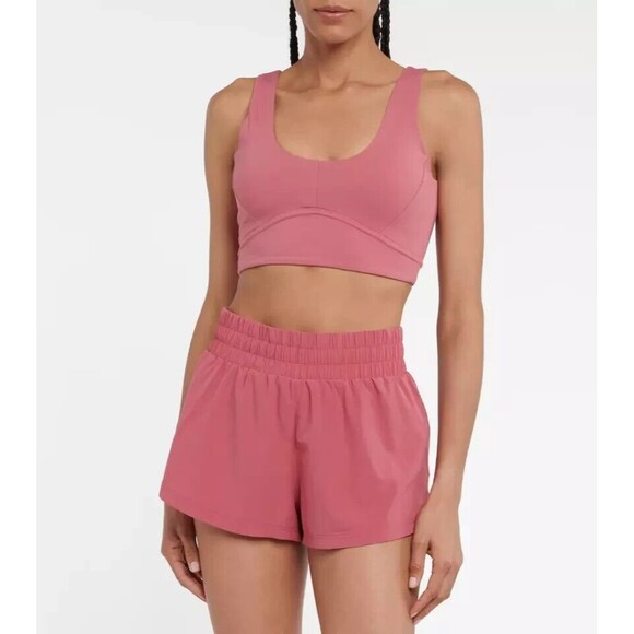 Varley Kallin Mid Rise Running Shorts 3" Rose Wine VAR01552